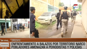 Enfrentamiento a balazos por territorio narco en Asunción