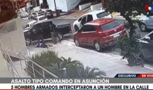 Llamativo asalto tipo comando en el microcentro de Asunción | Unicanal