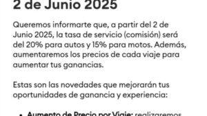 Sube tarifa al pasajero, pero también la comisión para Bolt