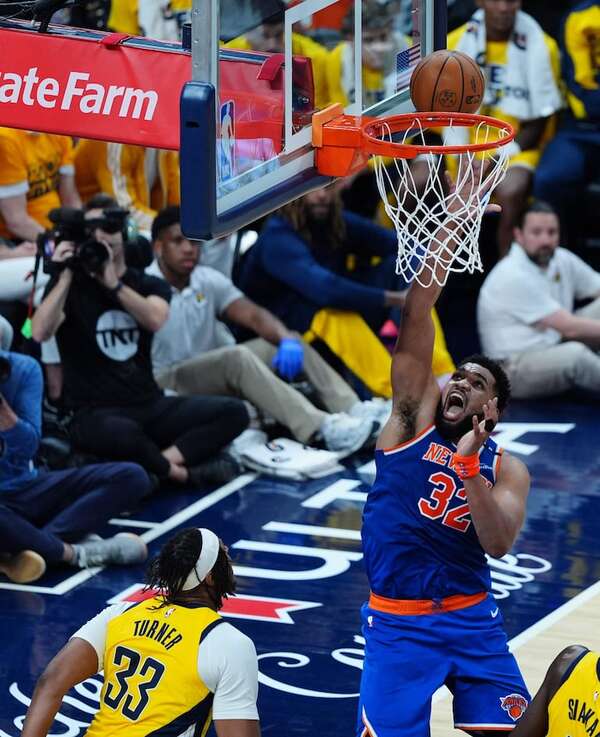 Towns rescata a los Knicks en Indiana y revive la final del Este - Polideportivo - ABC Color
