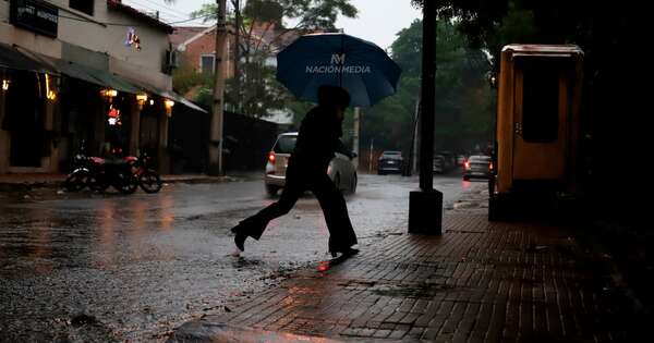 La Nación / Alertan sobre lluvias y tormentas que afectarán a todo el territorio nacional desde mañana