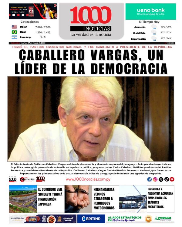 27 Mayo 2025 - 1000 Noticias