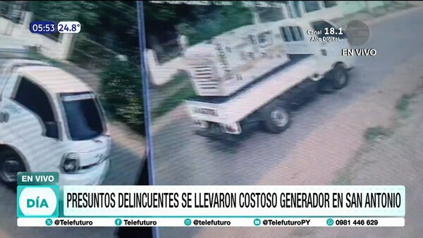 Robaron costoso generador de una estación en San Antonio