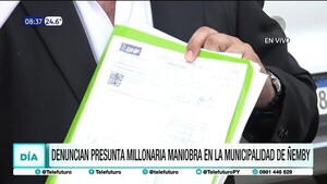Denuncian presunta millonaria maniobra y desvío de fondos en Municipalidad de Ñemby