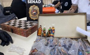 Piezas de ajedrez artesanales con cocaína con destino a Alemania
