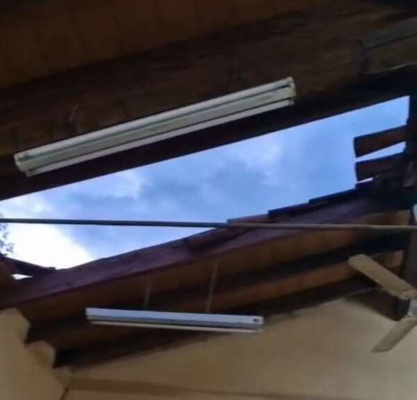 Cae techo de un aula en escuela en Curuguaty - Nacionales - ABC Color