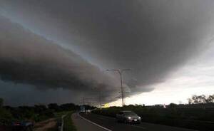 Ouuu hína: un frente de tormenta de la gran siete está entrando a nuestro país desde el sur