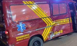 Diego Ríos no desembolsa recursos a bomberos de Minga Guazú