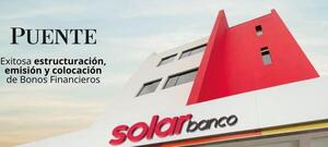 Puente Casa de Bolsa y Solar Banco concretan la colocación de bonos financieros por G. 50.000 millones