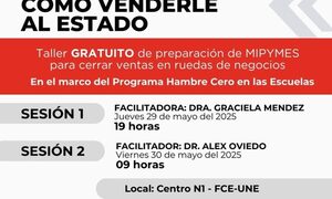 Realizarán taller gratuito orientado a MIPYMES de Alto Paraná de cómo venderle al Estado