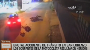 Brutal accidente de tránsito en San Lorenzo