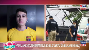 Confirman que cuerpo hallado es de Elias Giménez