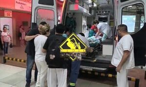 Niño que fue atropellado por un motociclista junto con sus hermanas deja UTI