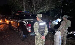 SENAD incauta 88 kilos de marihuana durante patrullaje en Alto Paraná