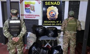 Hallan 88 kilos de marihuana en Remansito