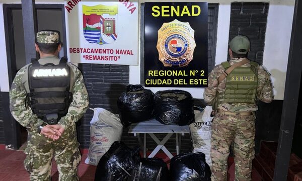 Hallan 88 kilos de marihuana en Remansito