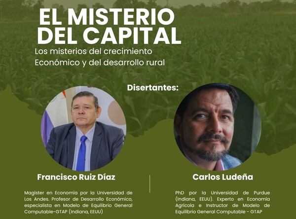 En evento internacional abordarán los desafíos del crecimiento económico y del desarrollo rural