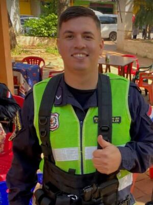 En medio del temporal, rayó mató a joven policía en Eusebio Ayala - trece