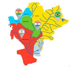 Geografía del Paraguay: sistema hídrico de la Cuenca de Plata, con ejercicios  - Historia y Geografía Tercer Ciclo - ABC Color