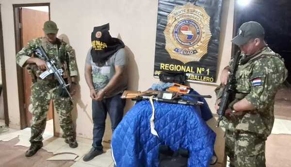 Desmantelan base de acopio y detienen a brasileño con antecedentes por narcotráfico - 1000 Noticias