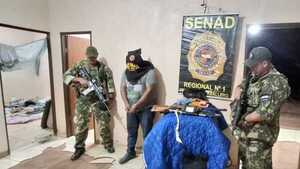 Senad captura a presunto miembro del PCC buscado en Brasil por narcotráfico
