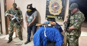 Cae en Amambay presunto miembro del PCC con arsenal y droga - ADN Digital