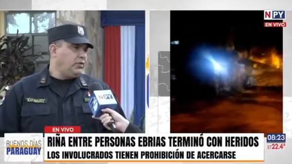 Riña entre ebrios terminó con heridos en Sajonia