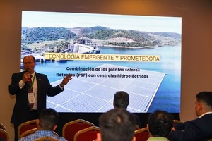 Proyecto de planta solar flotante despertó interés en participantes del XX ERIAC - ADN Digital