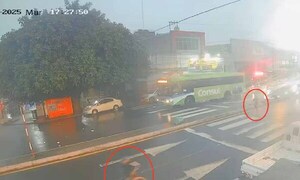 Pasajera fue asaltada en colectivo y persiguió al ladrón en plena tormenta – Prensa 5