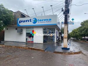 Solitario delincuente asaltó una farmacia del barrio San Pedro de Encarnación
