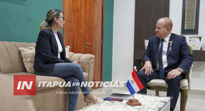 GOBERNADOR DE ITAPÚA RECIBIÓ A LA MINISTRA DE TRABAJO