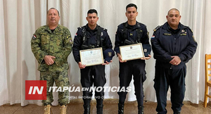 RECONOCEN A POLICÍAS QUE FRUSTRARON INTENTO DE ASALTO EN CNEL BOGADO
