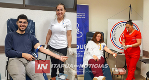DONACIÓN VOLUNTARIA EN LA UNAE FORTALECE RESERVAS DEL HEMOCENTRO DE ENCARNACIÓN