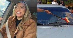La Nación / Viral: Colombiana se hartó de los limpiavidrios en Paraguay