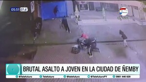 Brutal asalto a joven en Ñemby
