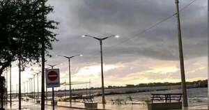 Diario HOY | El paseo playa de Villeta inundada a dos días de su inauguración