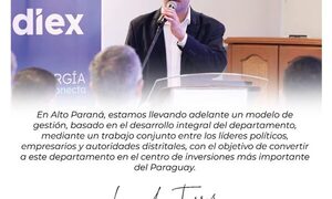 Alto Paraná será sede de negocios en Paraguay