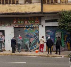 Municipalidad de Asunción borra murales de La Chispa bajo excusa de “revitalización” - Nacionales - ABC Color
