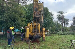 Perforan nuevo pozo para mejorar servicio de agua potable en barrio de Encarnación - .::Agencia IP::.