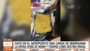 Incautan más de 1 kg de marihuana en el aeropuerto Silvio Pettirossi