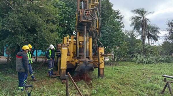 Yacyretá inicia perforación de un nuevo pozo para mejorar servicio de agua potable en barrio de Encarnación