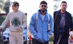 ¡Así llegaron los primeros convocados albirrojos para empezar a entrenar!