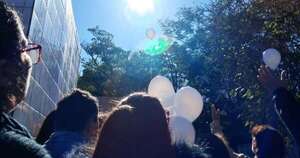 La Nación / Familiares despidieron a Elías en cementerio de Mariano Roque Alonso y exigen Justicia