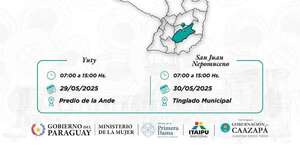 La Nación / Ciudad Mujer Móvil prestará servicios gratuitos en Caazapá