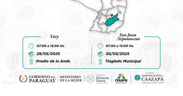 La Nación / Ciudad Mujer Móvil prestará servicios gratuitos en Caazapá