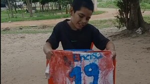 Rodrigo superó las quimioterapiasy sueña con conocer a los jugadores de la Albirroja