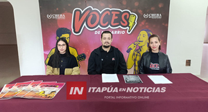 GRAN OPORTUNIDAD PARA LOS JÓVENES CON “VOCES DE MI BARRIO”