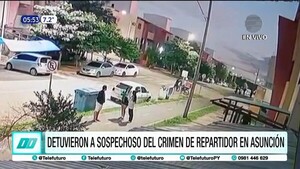Detuvieron a sospechoso del crimen de un delivery en Asunción