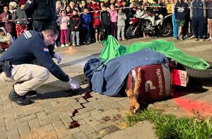 Revelan circuito cerrado del asesinato de delivery en el Barrio San Francisco