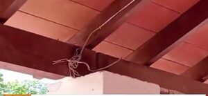 Omoperõ ja’ýma escuela de Luque: robaron cables y dejaron sin electricidad la institución